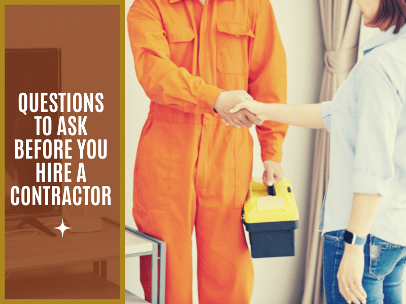 Questions to Ask Before You Hire a Contractor - Article Banner